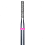DIAMOND NAIL DRILL BIT, ROUNDED "CYLINDER", RED, HEAD DIAMETER 1.4/8MM (FA30R014/8) - STALEKS™