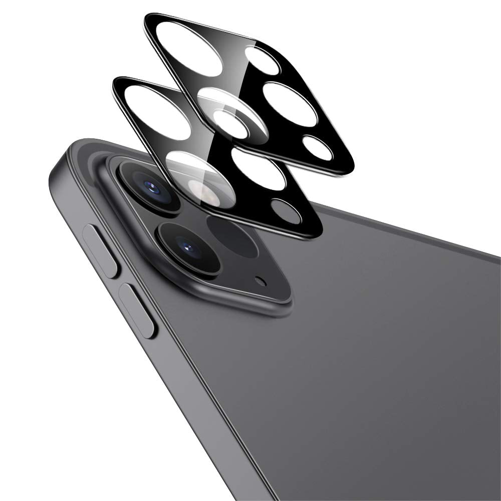 ESR 2 Pack Camera Lens Protector Compatible with iPad iPad Pro11/13 2024, Pro 12.9/11 Inch (2022/2021/2020), 9H Anti-Scratch Tempered Glass, HD Clarity, 3D Full Coverage