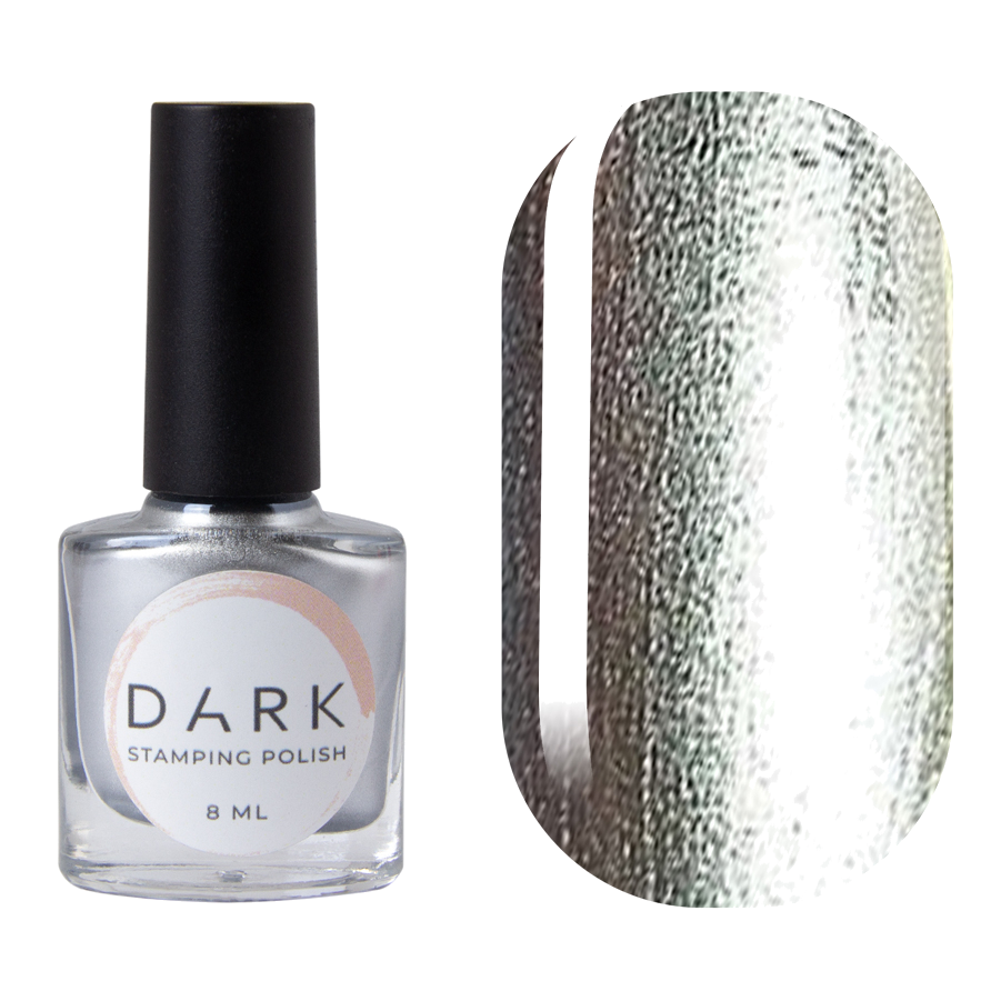 DARK Stamping Polish Silver #03, 108ml