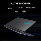 ASUS ROG Strix G16 (2025) Gaming Laptop, 16” FHD+ 16:10 165Hz/3ms Display, NVIDIA® GeForce RTX™ 5060 Laptop GPU, Intel® Core™ i7 Processor 14650HX, 16GB DDR5, 1TB Gen 4 SSD, Wi-Fi 7, Windows 11 Home