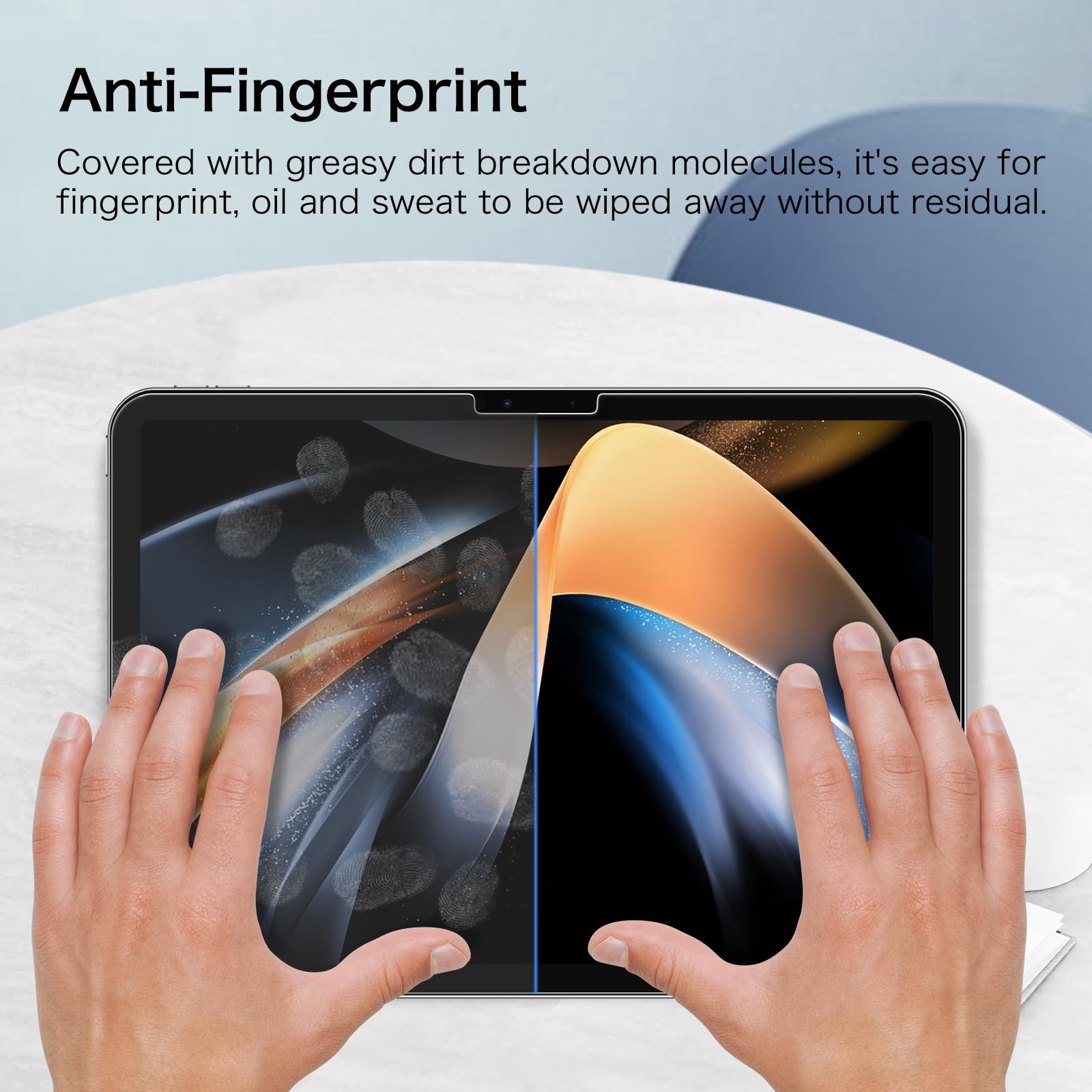 Fintie 2-Pack Screen Protector for iPad Pro 11-inch (M4) 2024 (Model Number: A2836/A2837/A3006), [Support Face ID] Anti Scratch Premium HD Clear 9H Hardness Tempered Glass Screen Protector