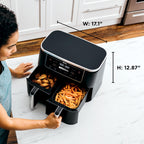 Ninja Dual Zone Air Fryer - 6-in-1 Cooking Functions | 10QT Capacity