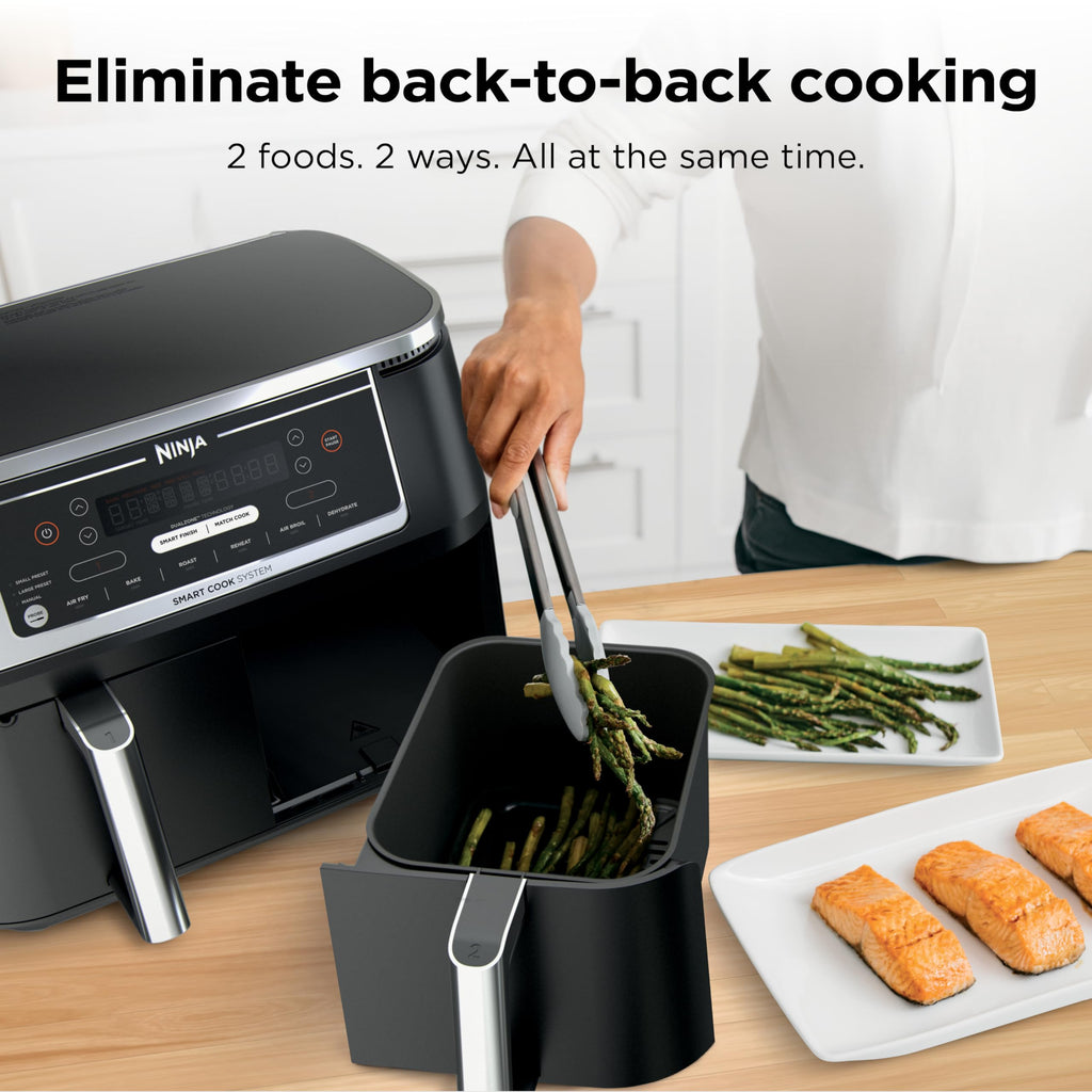 Ninja Dual Zone Air Fryer - 6-in-1 Cooking Functions | 10QT Capacity