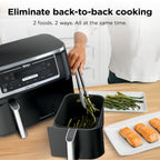 Ninja Dual Zone Air Fryer - 6-in-1 Cooking Functions | 10QT Capacity