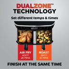 Ninja Dual Zone Air Fryer - 6-in-1 Cooking Functions | 10QT Capacity