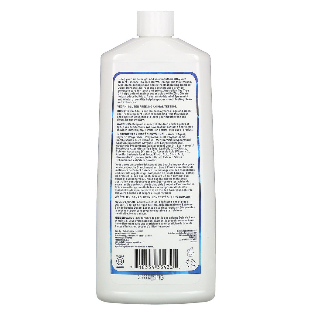 Desert Essence Tt Mthwsh White+ (1x16OZ )