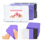 300pcs/bag Colorful Gel Polish Remover Pad Cleaning Cotton Sheet Lint-free Nail Wipe