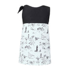 Baby Dress with Vintage  Print