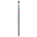 DIAMOND NAIL DRILL BIT, "BALL", RED, HEAD DIAMETER 2.5MM (FA01R025) - STALEKS™