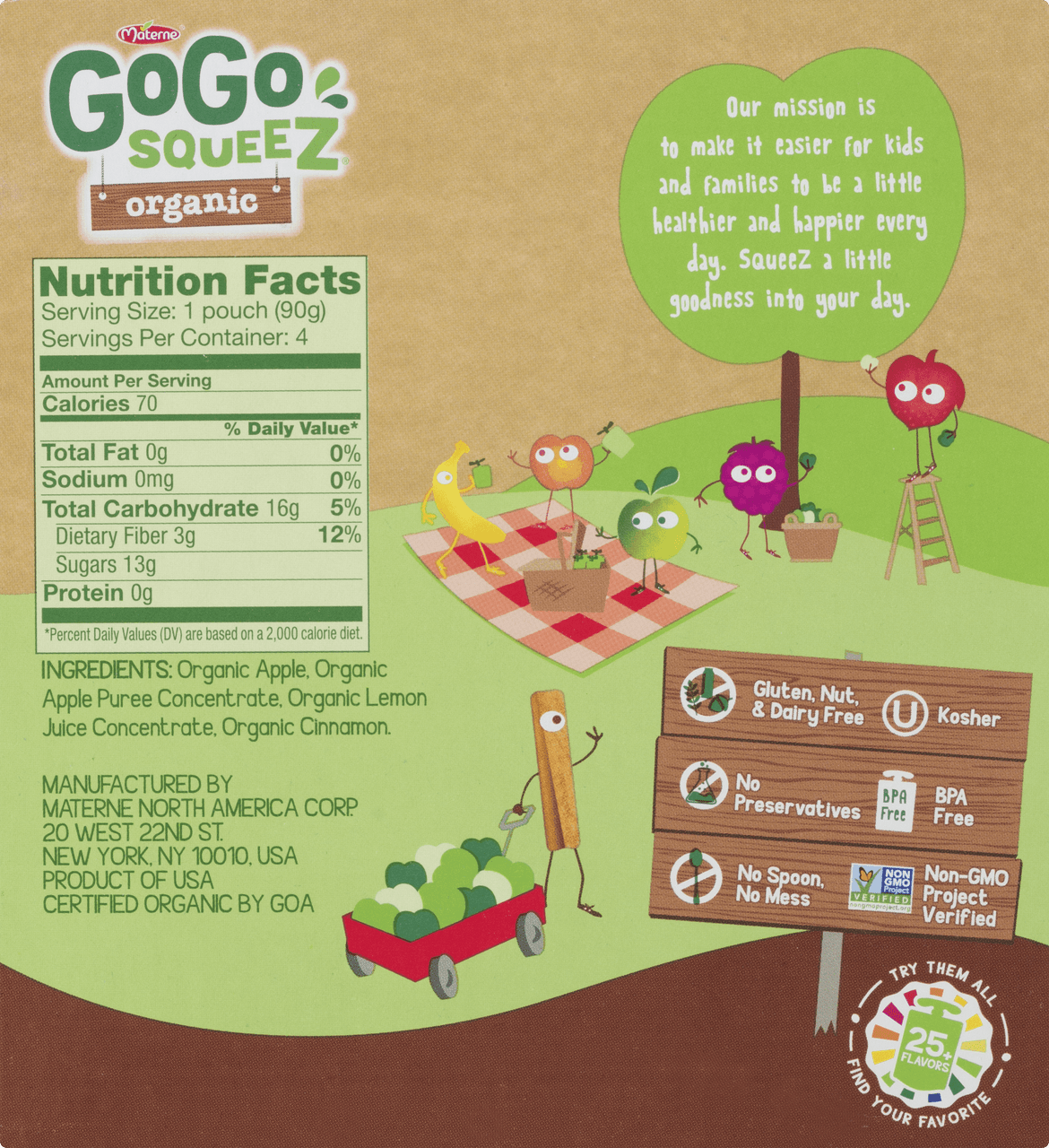 OG1 GOGO SQZ APPLE CIN ( 12 X 4 PACK )