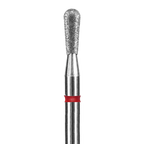DIAMOND NAIL DRILL BIT, "MATCH", RED, HEAD DIAMETER 2.3 MM / WORKING PART 5 MM (FA120R023/5) - STALEKS™