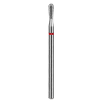 DIAMOND NAIL DRILL BIT, "MATCH", RED, HEAD DIAMETER 2.3 MM / WORKING PART 5 MM (FA120R023/5) - STALEKS™