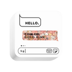 COIN GEL, GOLD PINK, 5 G  -HELLO
