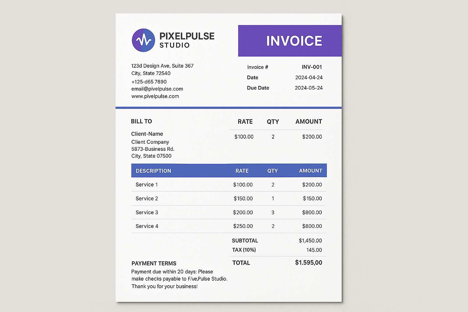 Invoice Template