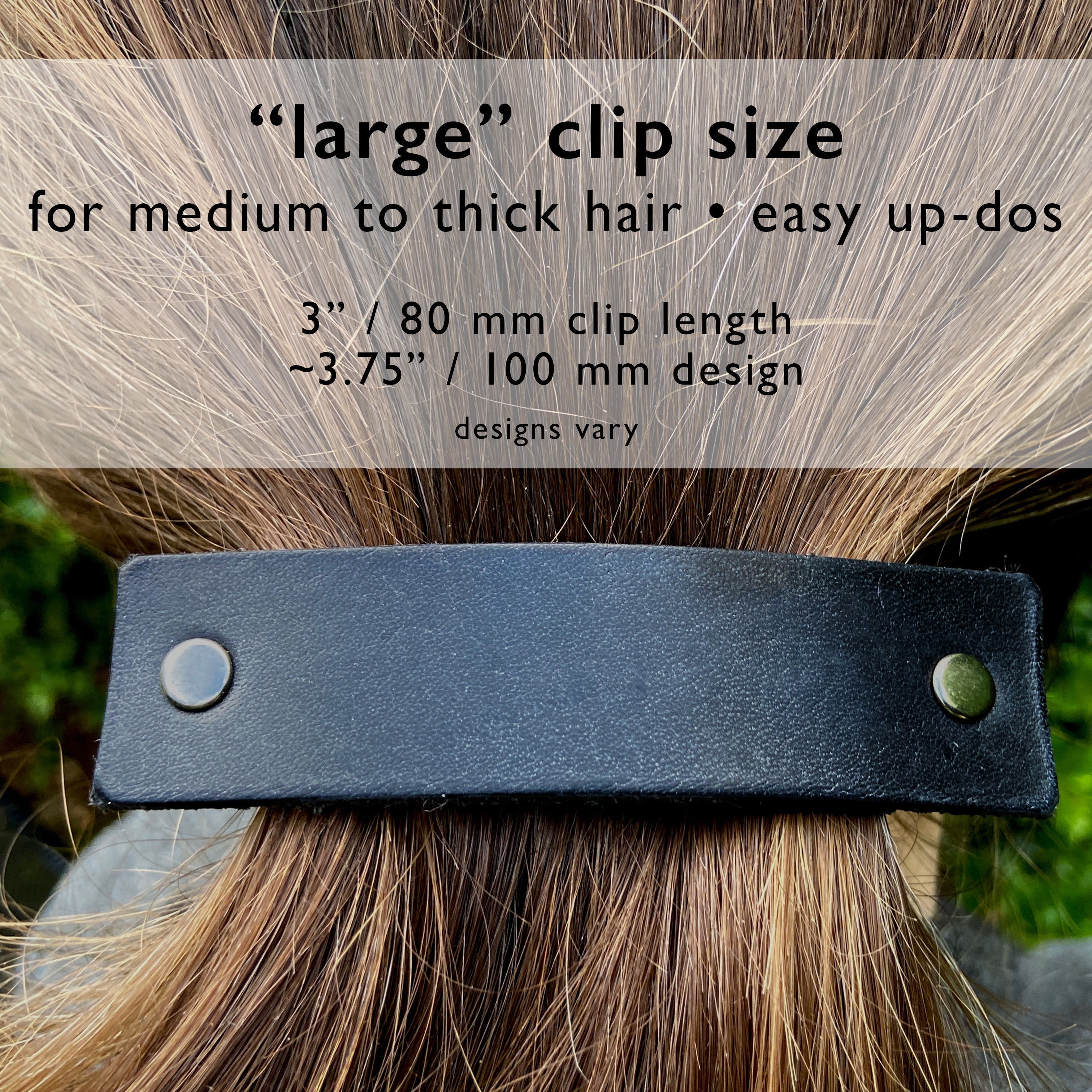EXPLORE One Word Caption / Message Hair Clip Barrette