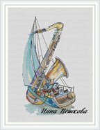 Music Of The Wind - PDF Cross Stitch Pattern
