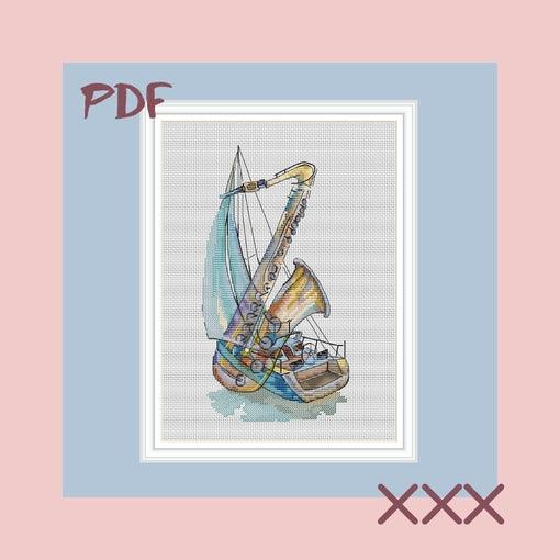 Music Of The Wind - PDF Cross Stitch Pattern